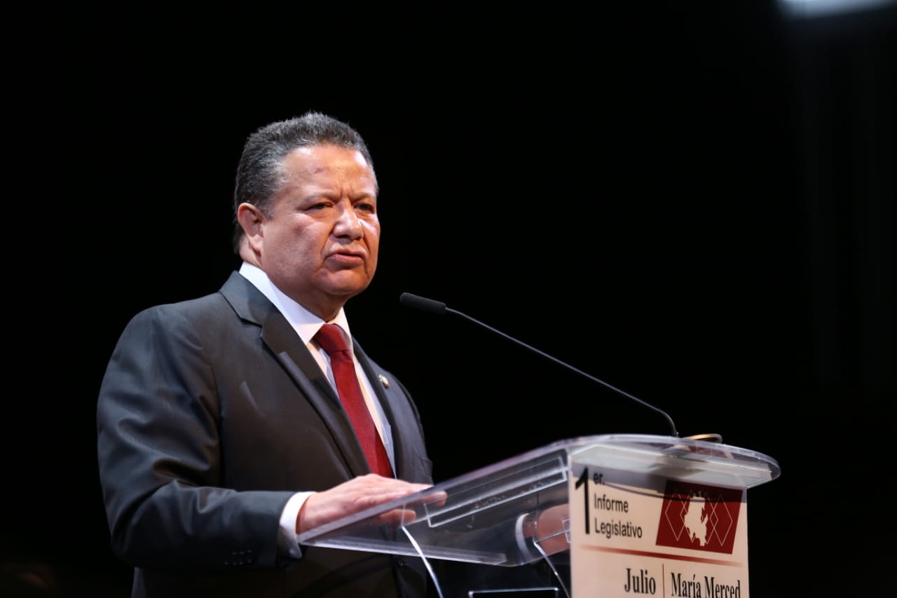 Julio Menchaca, senador de Morena por Hidalgo. (Jorge Sánchez)