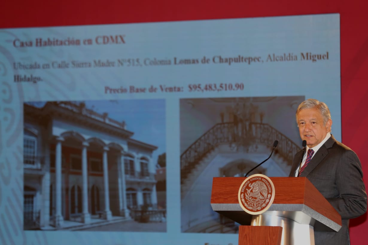López Obrador en La Mañanera del 6 de agosto (Javier Ríos)