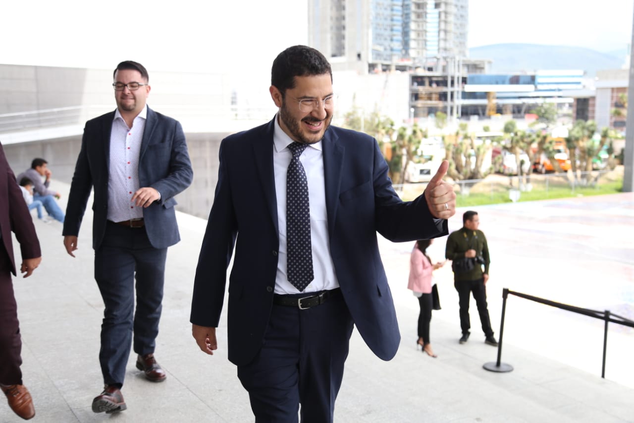 Martí Batres Guadarrama, presidente de la Mesa Directiva del Senado de la República. (Jorge Sánchez)