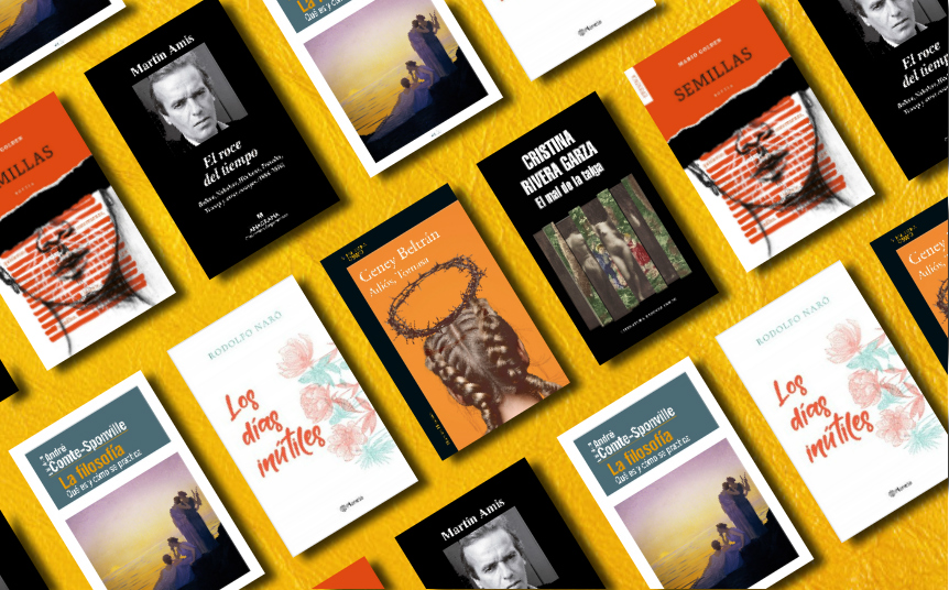 Las portadas de nuestros libros recomendados en agosto. (Montaje digital: Ángel Soto)