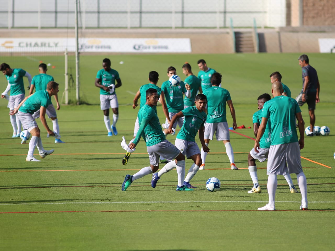 Santos cerró su preparación este martes, para viajar a Guadalajara dentro de la Jornada 2 de la Copa Mx. (Mauricio Román)