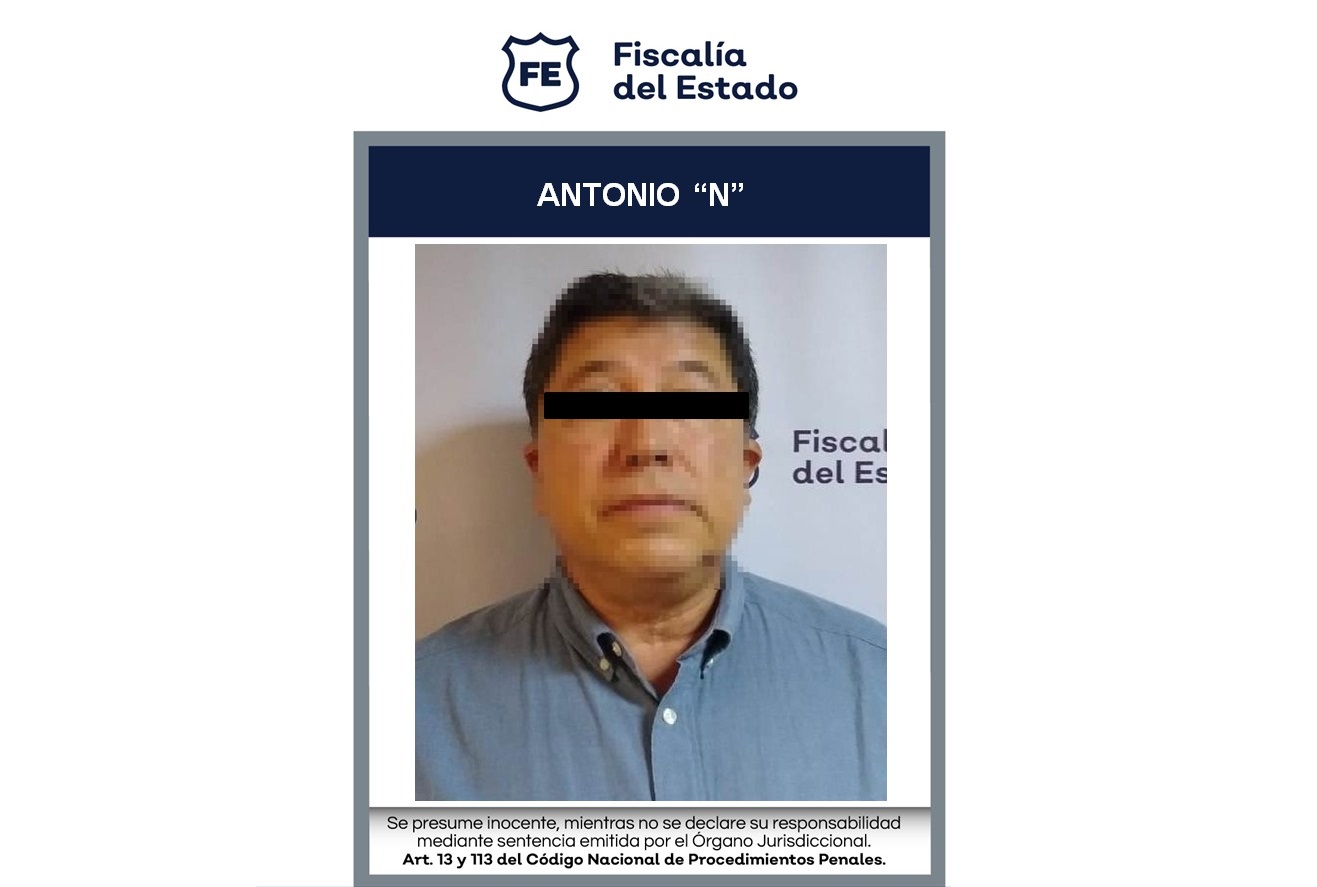 Se ha consignado a Antonio "N". (Cortesía)