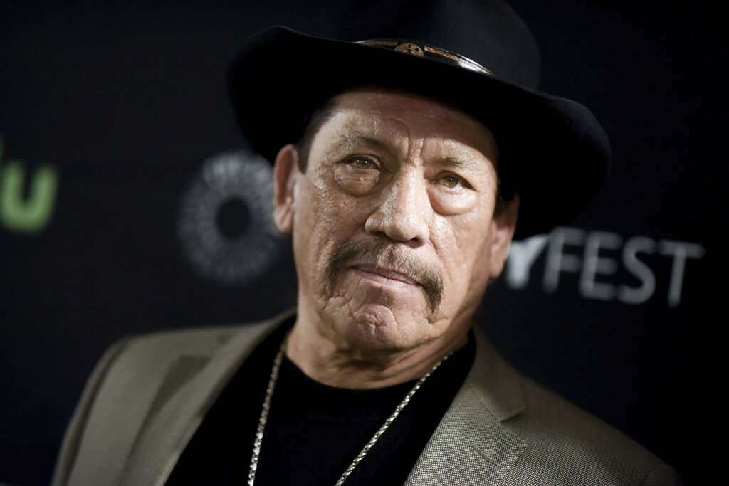 Danny Trejo asistió al estreno de 'Dora y la ciudad perdida' (AP).