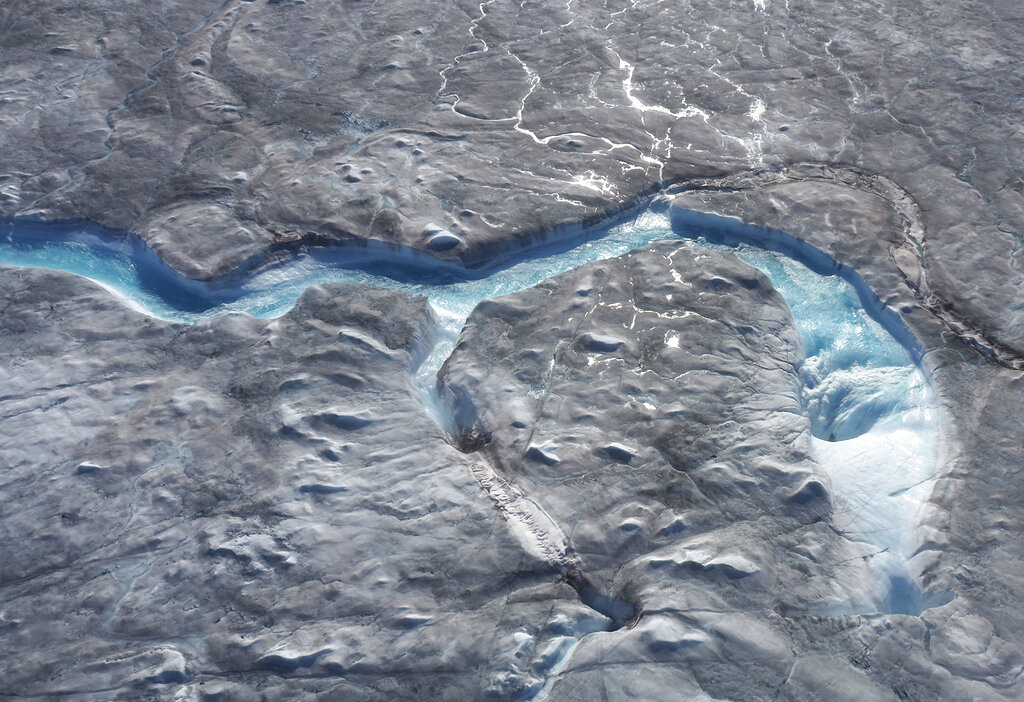 Groenlandia tiene una superficie de algo más de 2 millones de kilómetros cuadrados, de los que cerca del 80% están cubiertos por el hielo. AP
