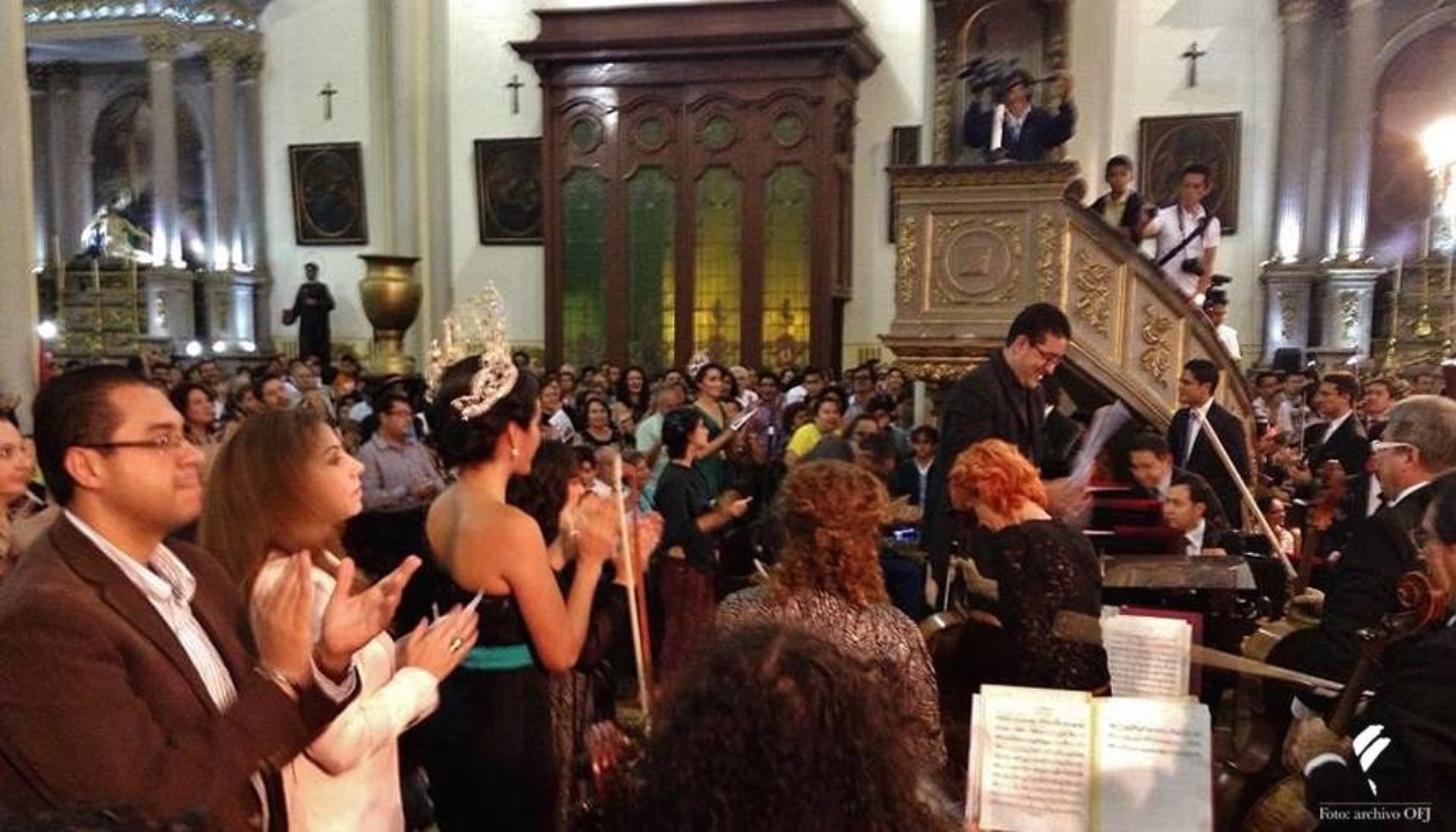 Imagen del concierto realizado en 2013,  en el estreno de la Cantata Zapotlán (Cortesía)