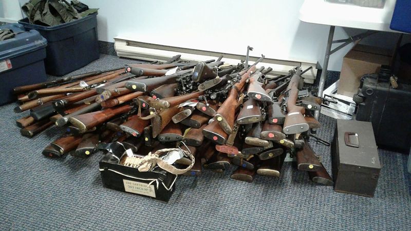Las armas no estaban asegurados adecuadamente. (AFP)