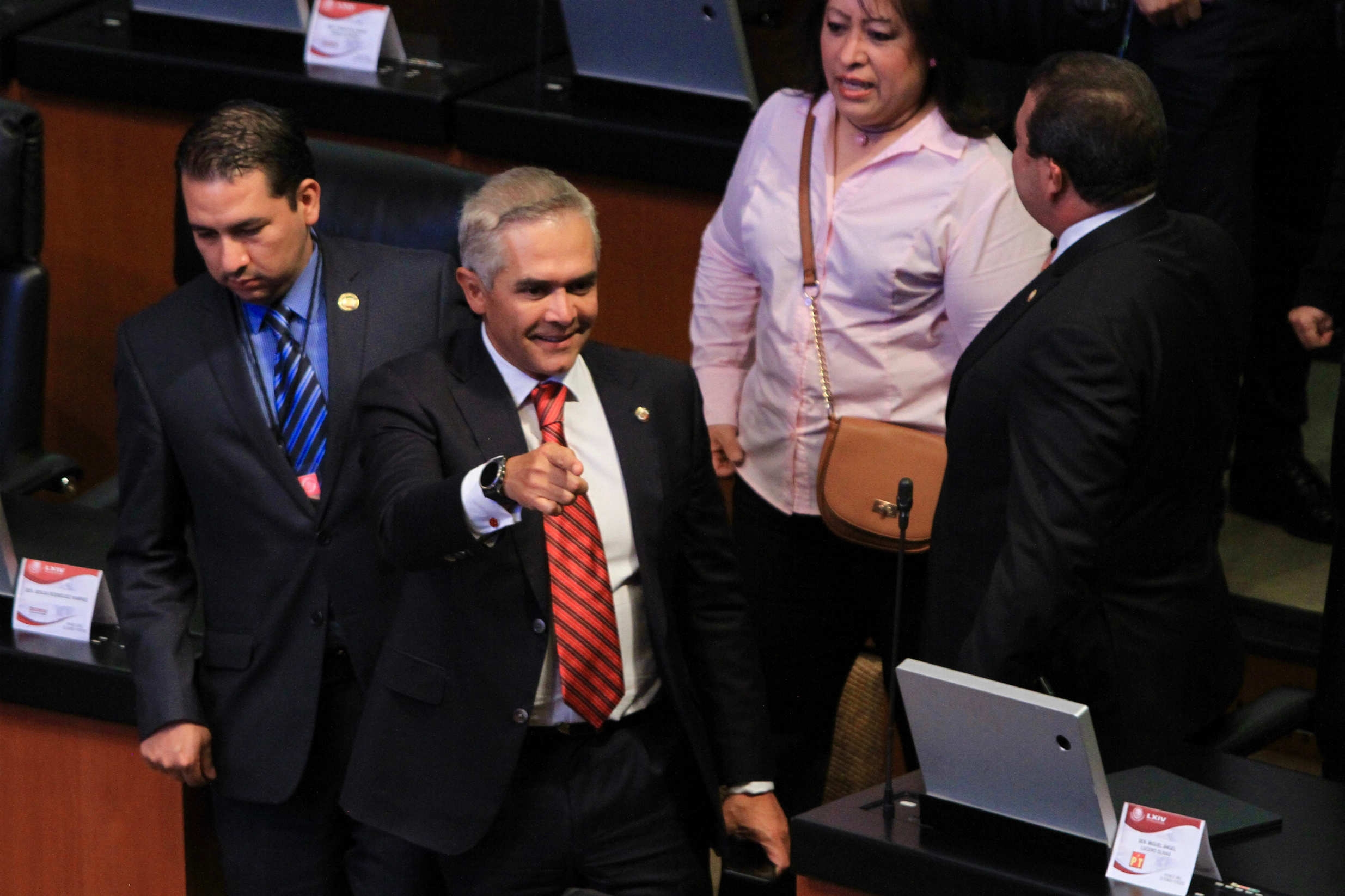 Miguel Ángel Mancera protestó por los crímenes de odio de grupos de supremacismo blanco. (Notimex)