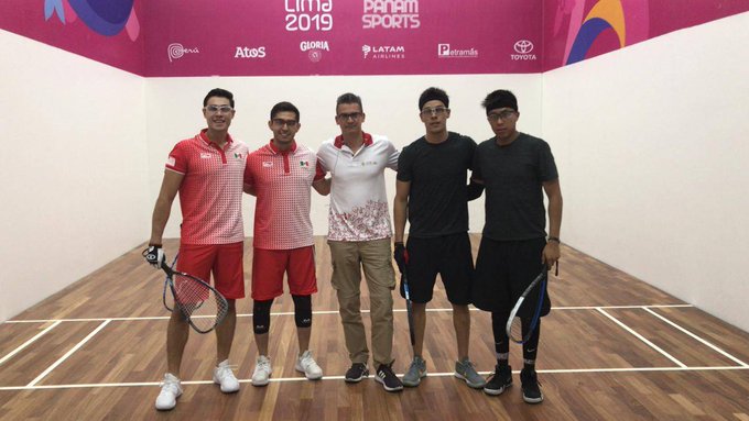 Montoya y Mar derrotaron a la dupla boliviana en raquetbol de Lima 2019 (CONADE)