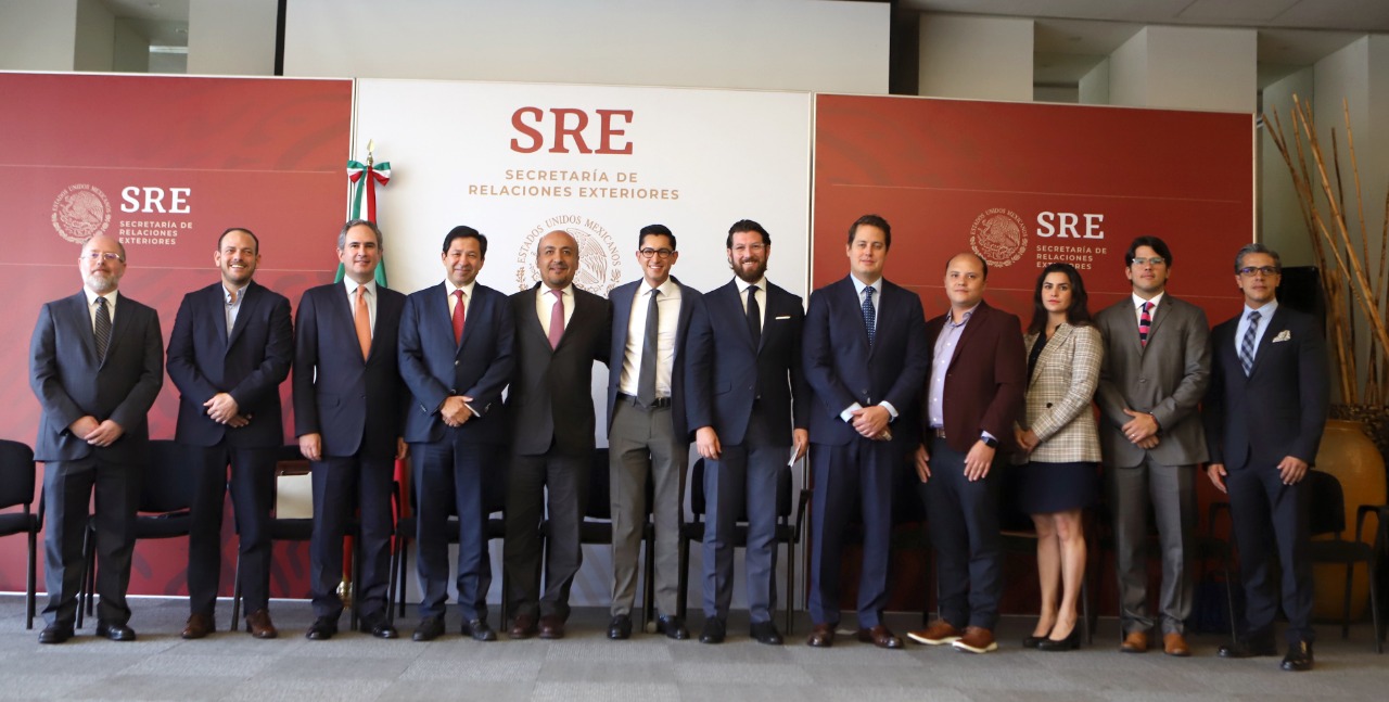 Representantes de las empresas y organizaciones civiles (SRE)
