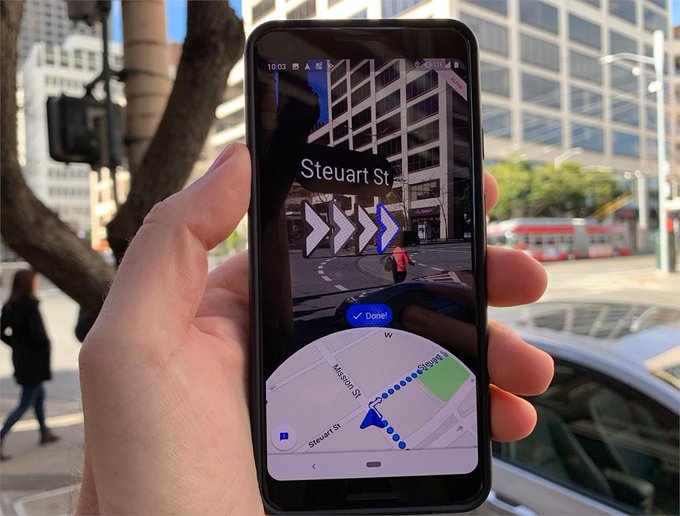 Google Maps te lleva a tu casa usando realidad aumentada. (Google)
