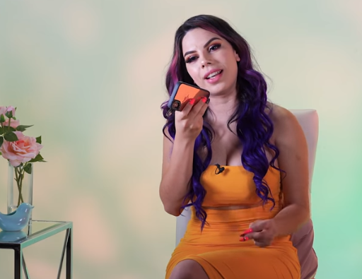 Lizbeth Rodríguez le llama por teléfono a su haters (Captura de pantalla).