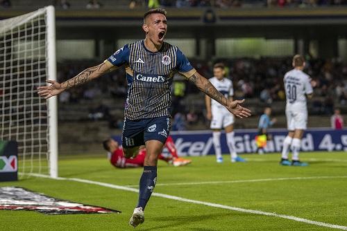 Ricardo Centurión marcó su primer gol frente a Pumas en Copa MX. (Mexsport)
