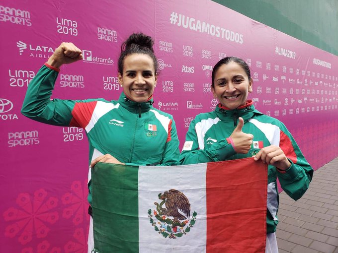 Ariana Cepeda y Guadalupe Hernández dan a México la medalla de oro 30 en Juegos Panamericanos (Twitter @CONADE)