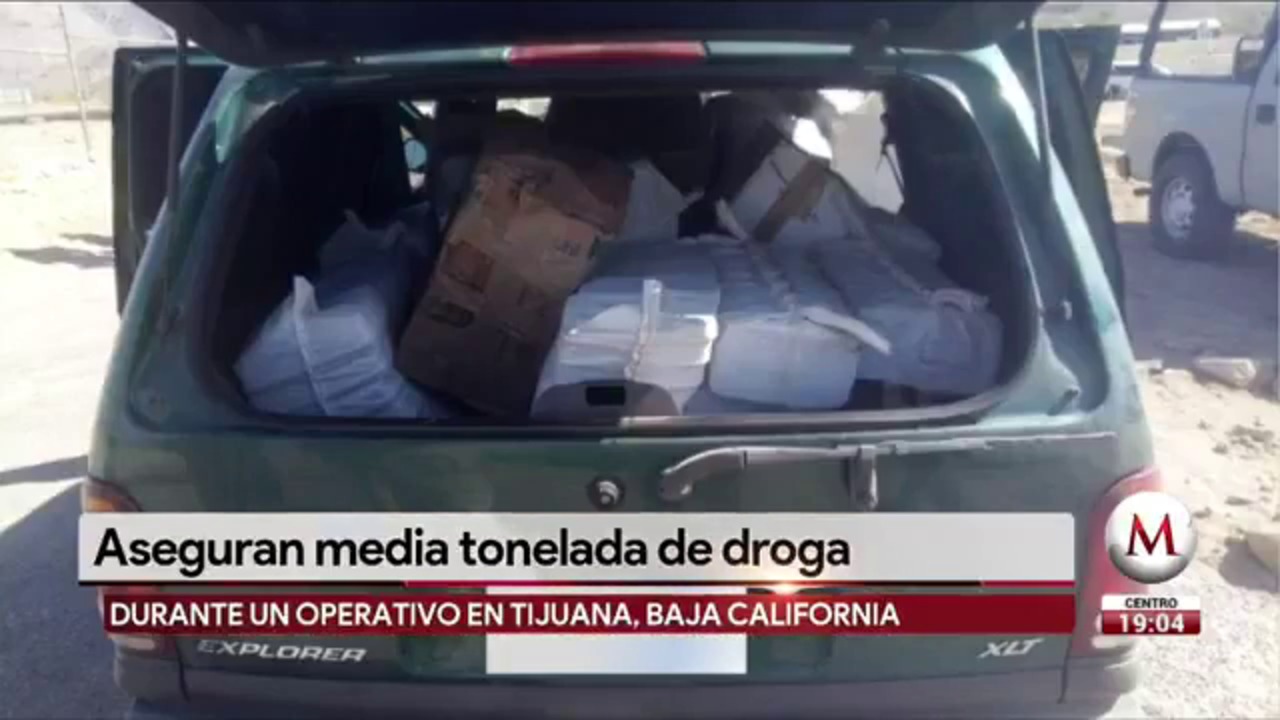 Aseguran media tonelada de droga en Tijuana - Grupo Milenio