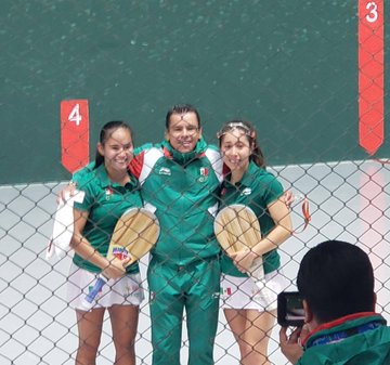 Dulce Figueroa y Laura Puentes, medallistas de oro en Lima 2019 (Twitter @CONADE)
