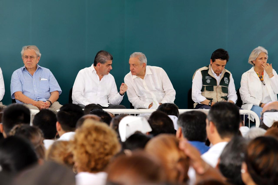 El gobernador agradeció el apoyo del Gobierno Federal a Coahuila. (Especial)