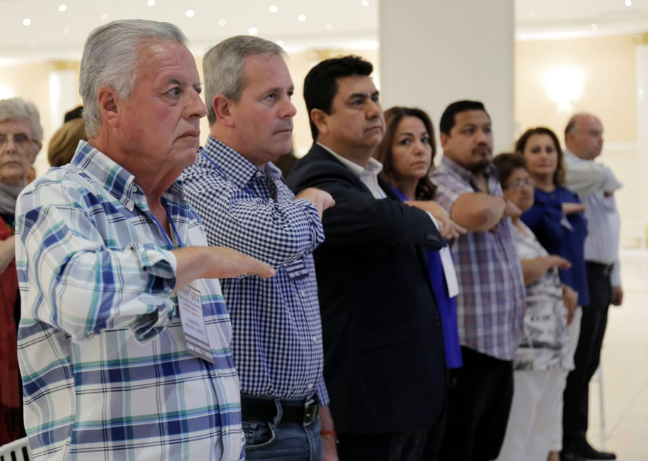 El registro fue de una sola fórmula por lo que sólo se ratificó la propuesta. (Mauricio Román)