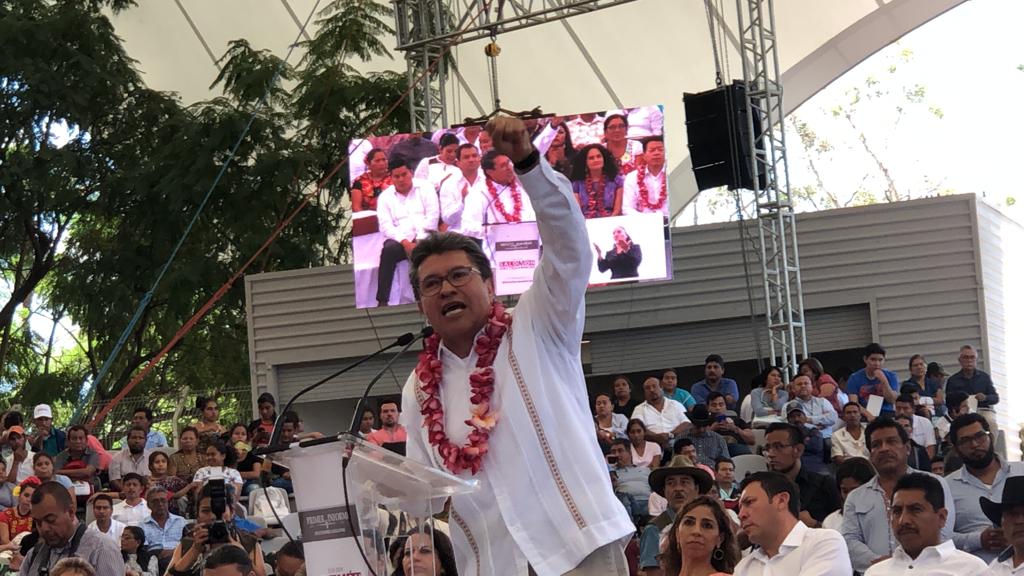 Ricardo Monreal visitó Oaxaca. (Óscar Rodríguez)