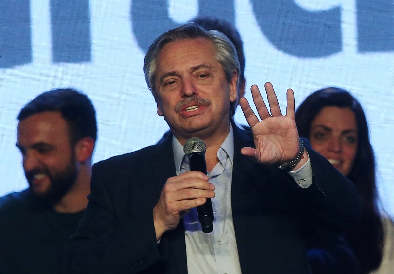 El candidato presidencial Alberto Fernández. (Reuters)