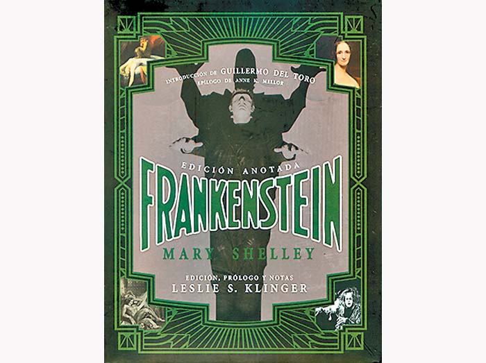 Mary Shelley "Frankenstein", Edición anotada, prólogo y notas Leslie S. Klinger, introducción Guillermo del Toro, Akal, México, 2019, 372 pp.