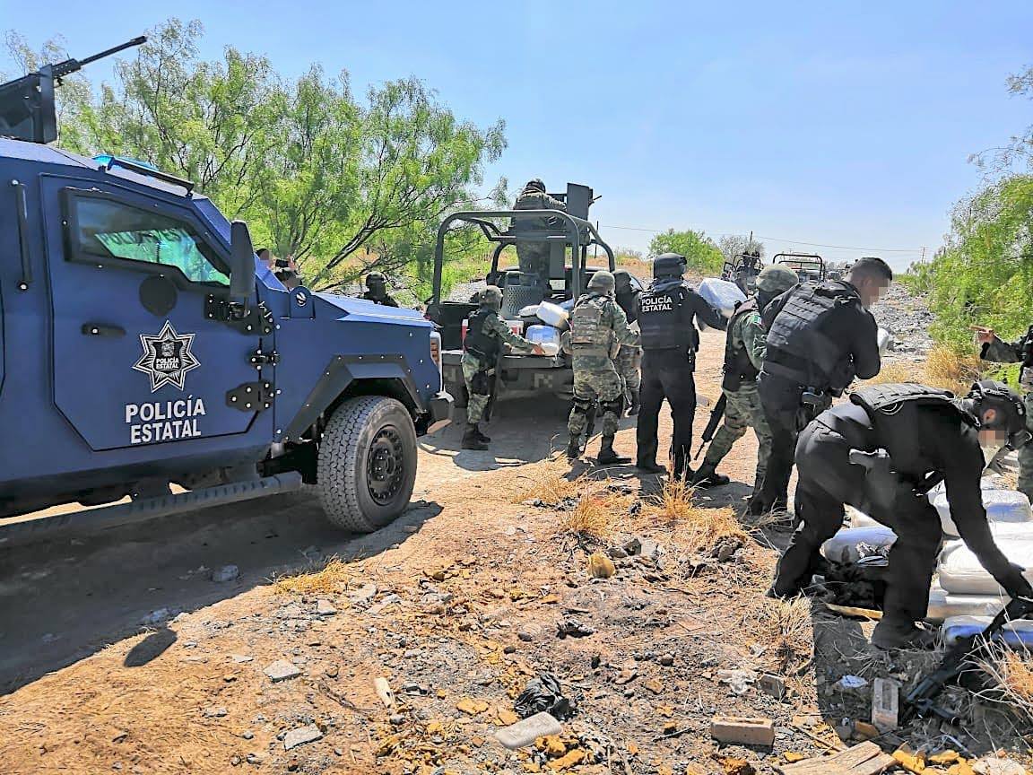 Decomiso de mariguana en Nuevo Laredo (Foto/CORTESÍA)