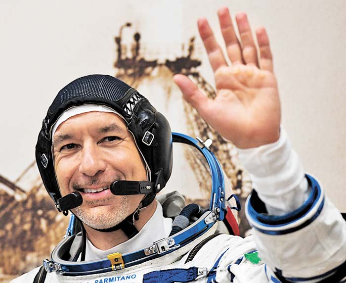El italiano Luca Parmitano. AFP