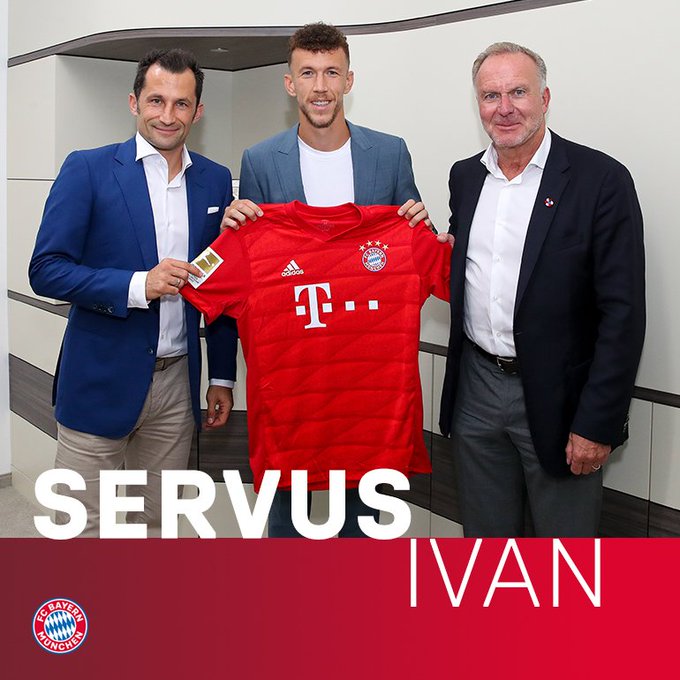 Ivan Perisic llega al Bayern Múnich (Twitter: @FCBayern)