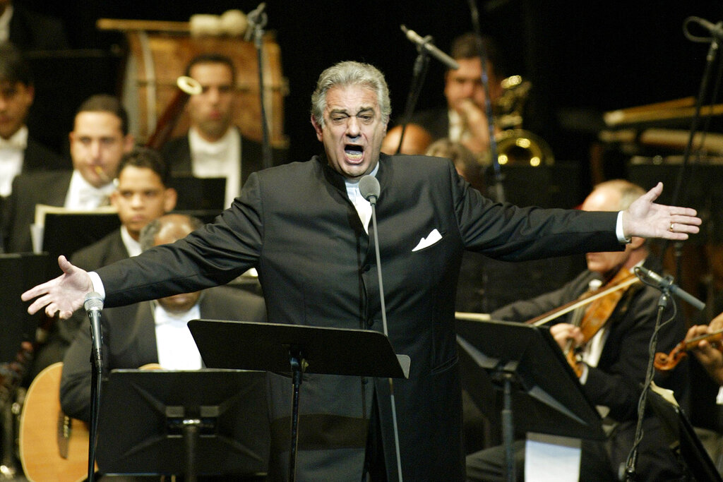 Plácido Domingo. (AP)