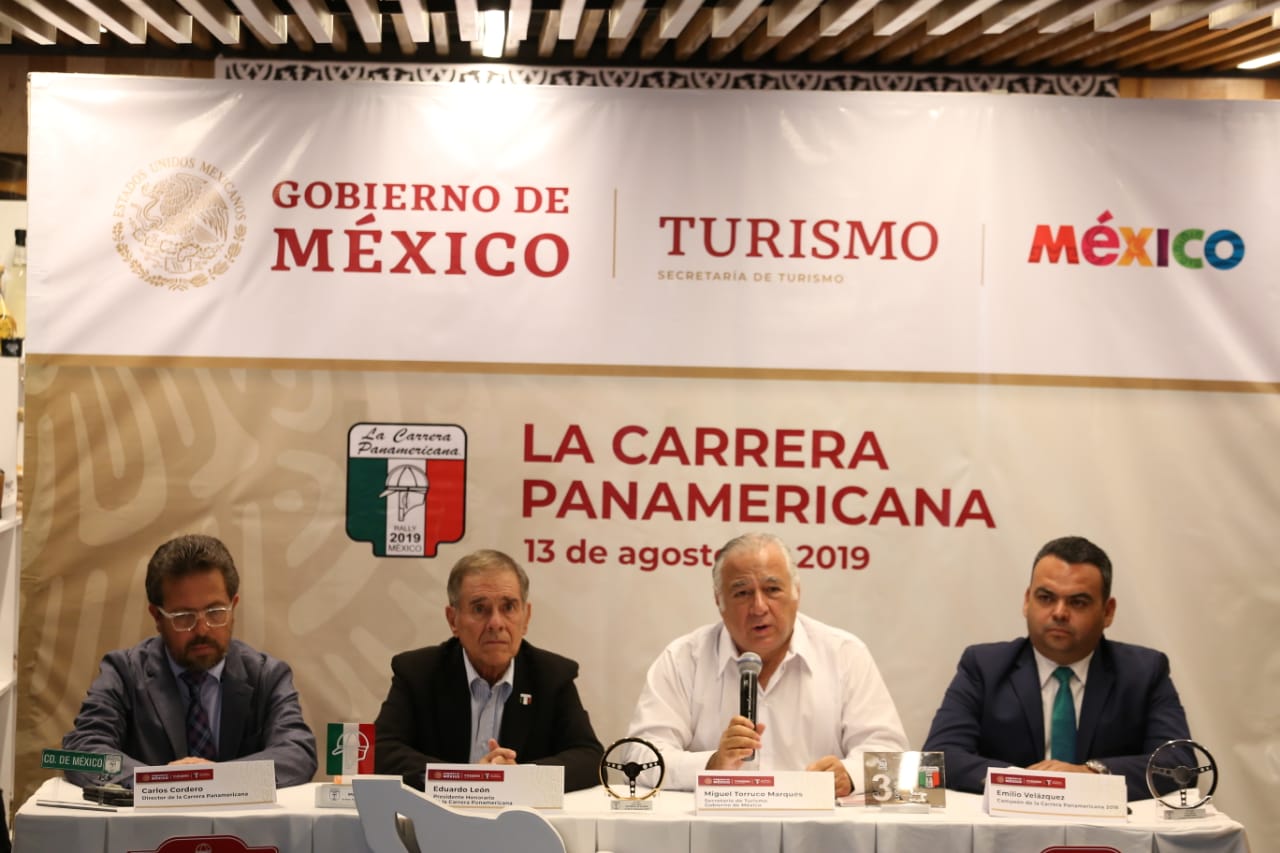 La secretaría de Turismo presenta la carrera Panamericana 2019 (Octavio Hoyos | Milenio)