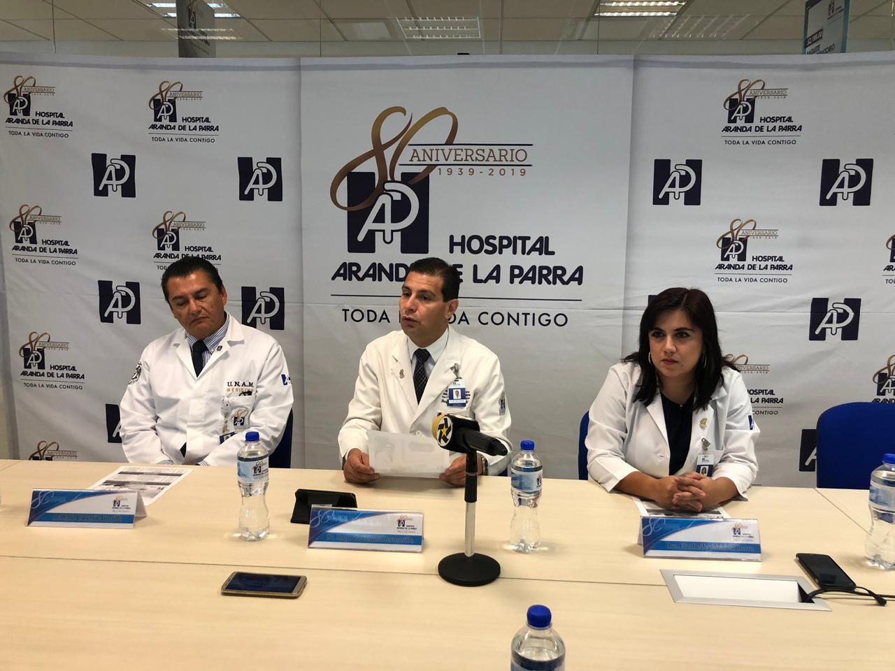 La sede será el Hospital Aranda de la Parra. (Mariana Ramos)