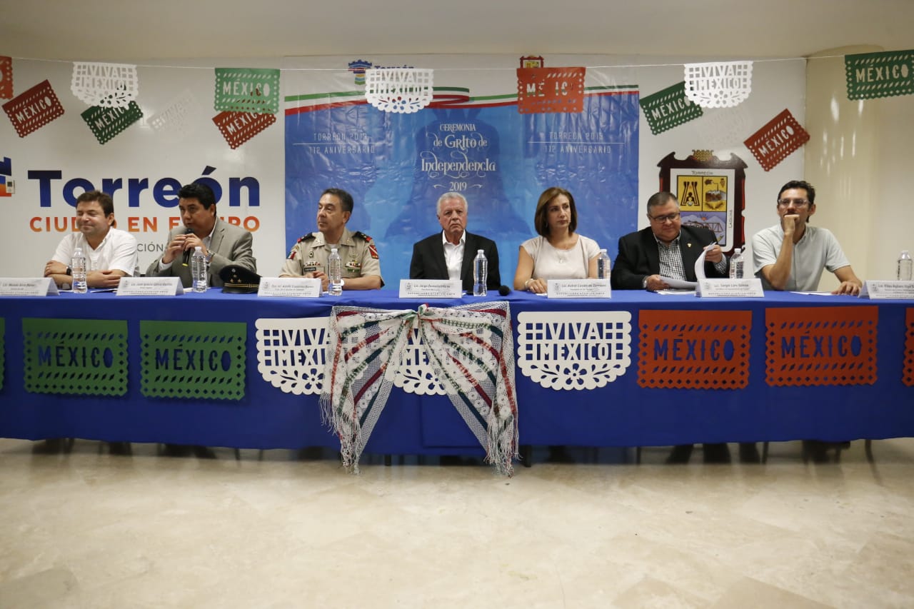 En septiembre habrá festejos patrio y por el aniversario de Torreón. (Rolando Riestra)