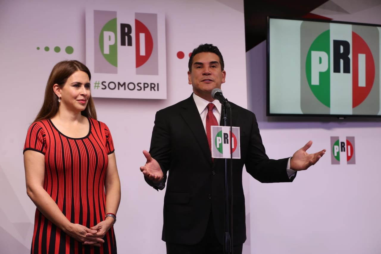 Alejandro Moreno dijo que no va a tolerar la corrupción en el partido. (Javier Ríos)