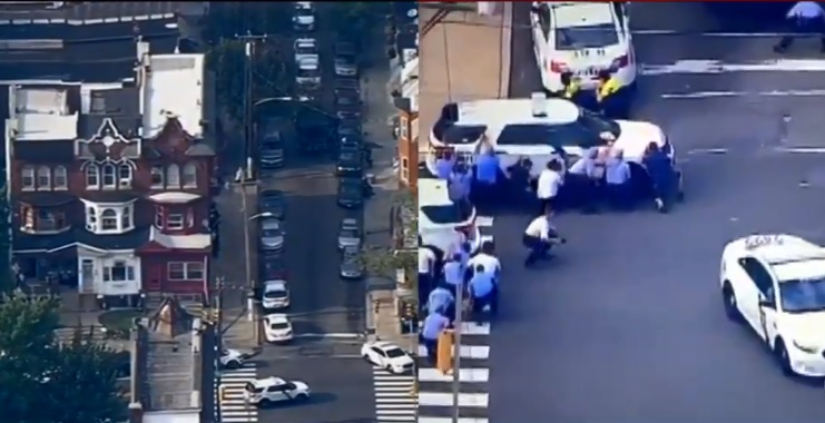 Se desconocen el número de heridos y de muertos en tiroteo en Filadelfia. (Captura)