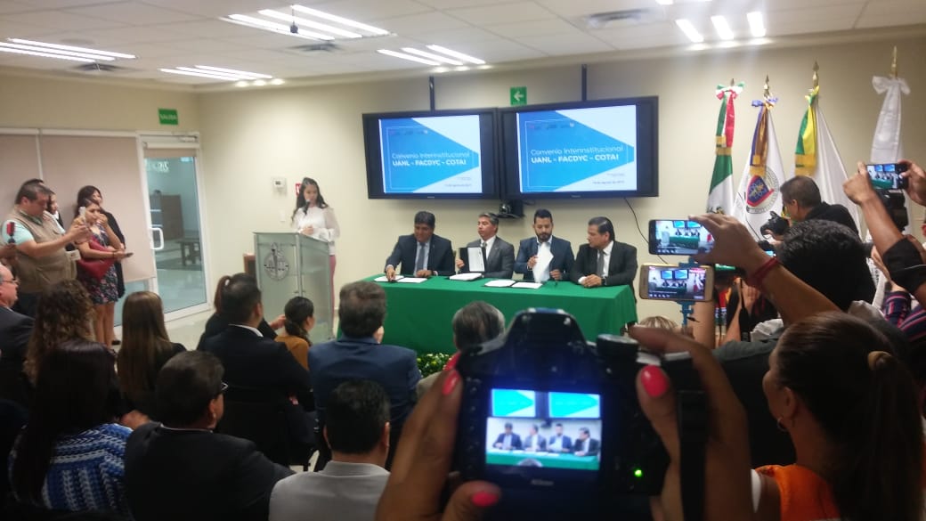 El objetivo del acuerdo es dar difusión de los derechos humanos y acceso a la información y protección de datos personales. Foto: César Cubero