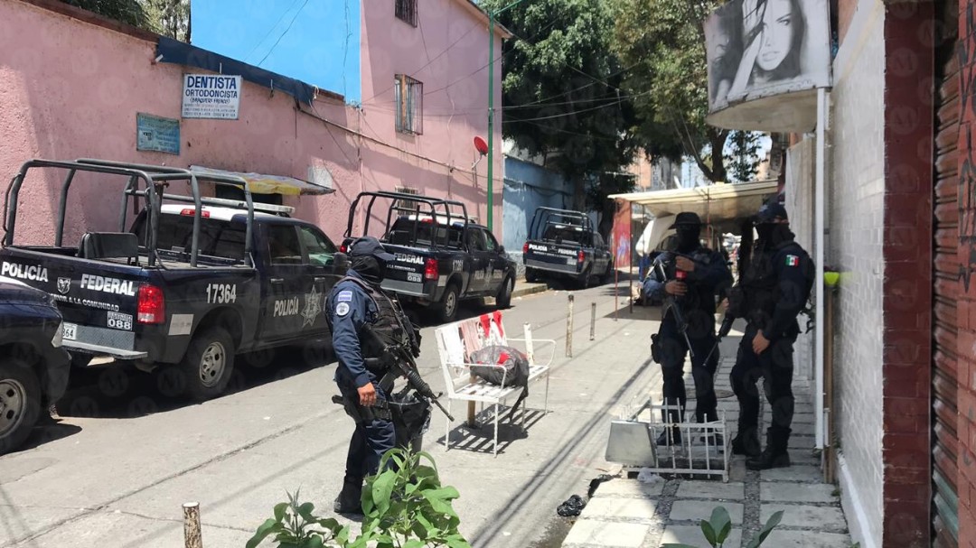 Un operativo dejó al menos dos personas lesionadas en la colonia Morelos. (Jorge Becerril)