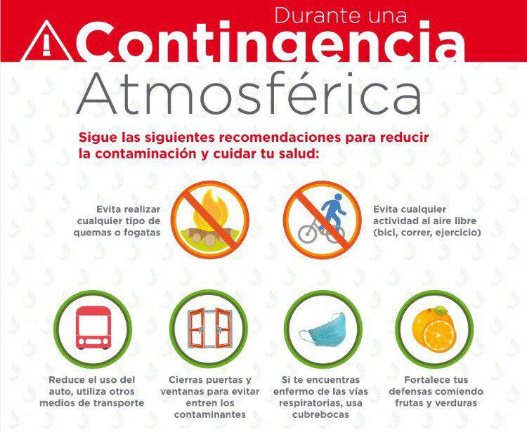 Precauciones ante la Contingencia Atmosférica