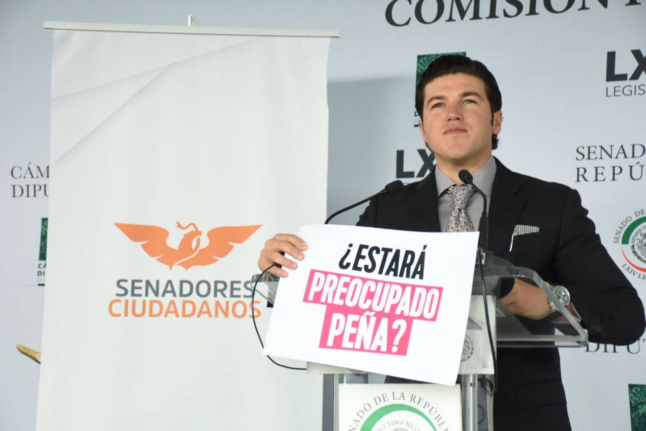 Samuel García, senador de Movimiento Ciudadano. (Silvia Arellano)