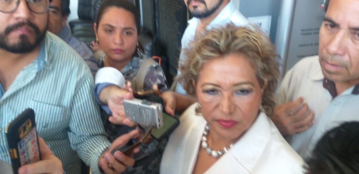 La alcaldesa de Acapulco, Adela Román. (Javier Trujillo)