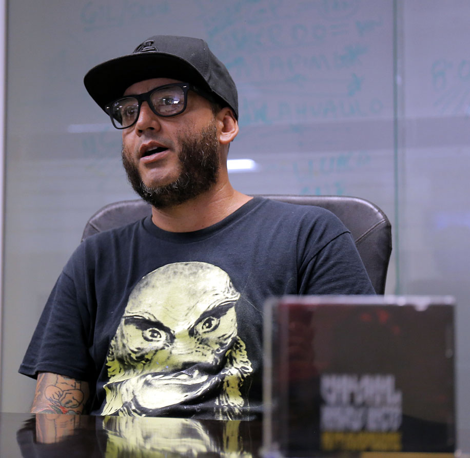 Caporal recordó sus raíces en la cultura, las cuales eventualmente lo llevaron al rap. (Mauricio Román)