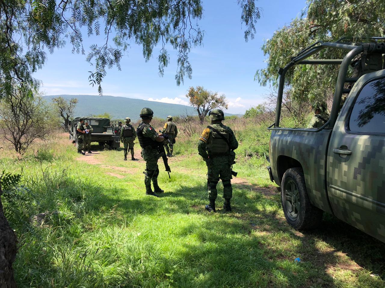 Fosa localizada en Celaya con restos óseos