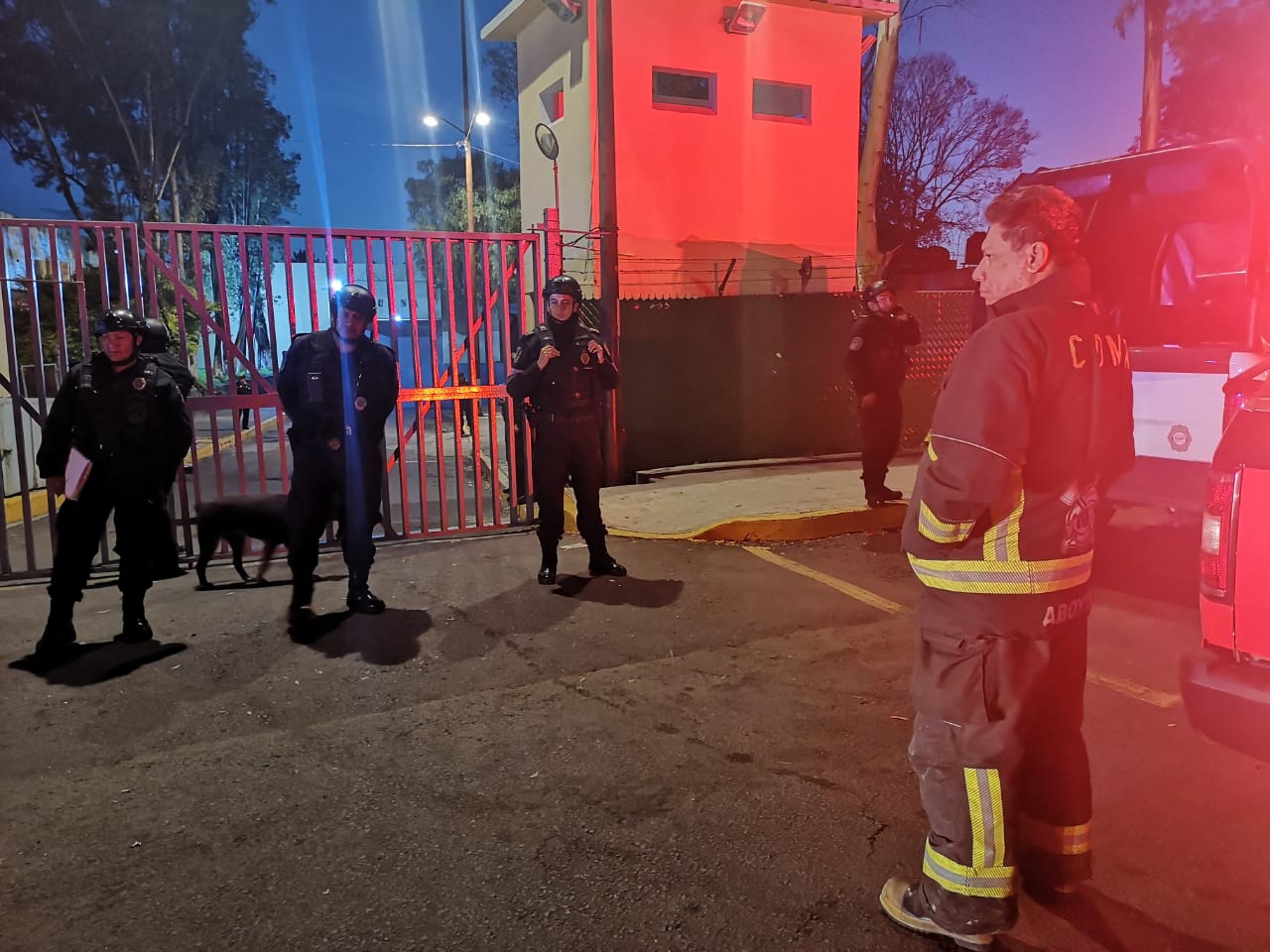 Incendio en Reclusorio Oriente./ César Velázquez