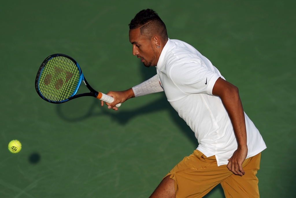 Nick Kyrgios es multado por más de 100 dólares (Reuters)