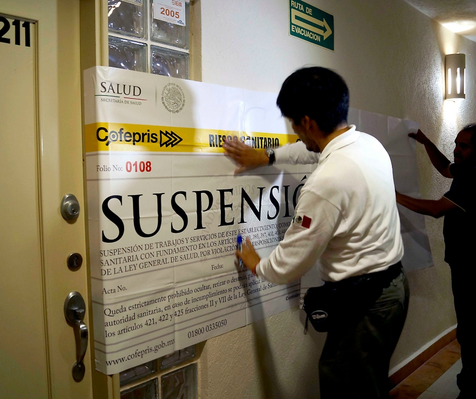 Suspensión de clínica 'patito'.