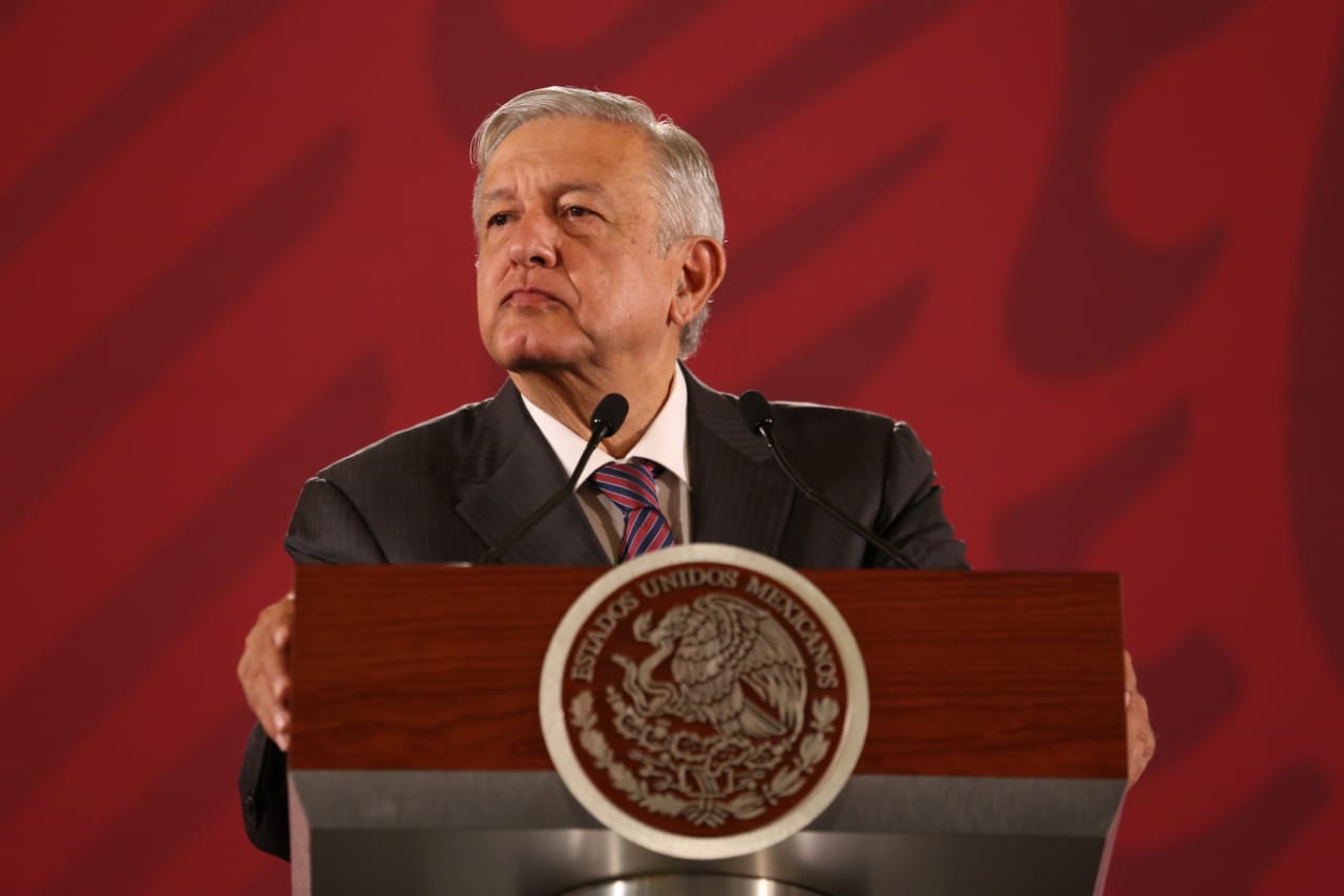 AMLO durante su conferencia de prensa matutina. (Foto: Octavio Hoyos)