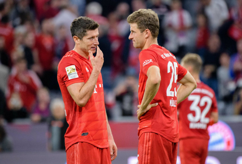 El Bayern evitó la derrota ante el hertha Berlin (AFP)