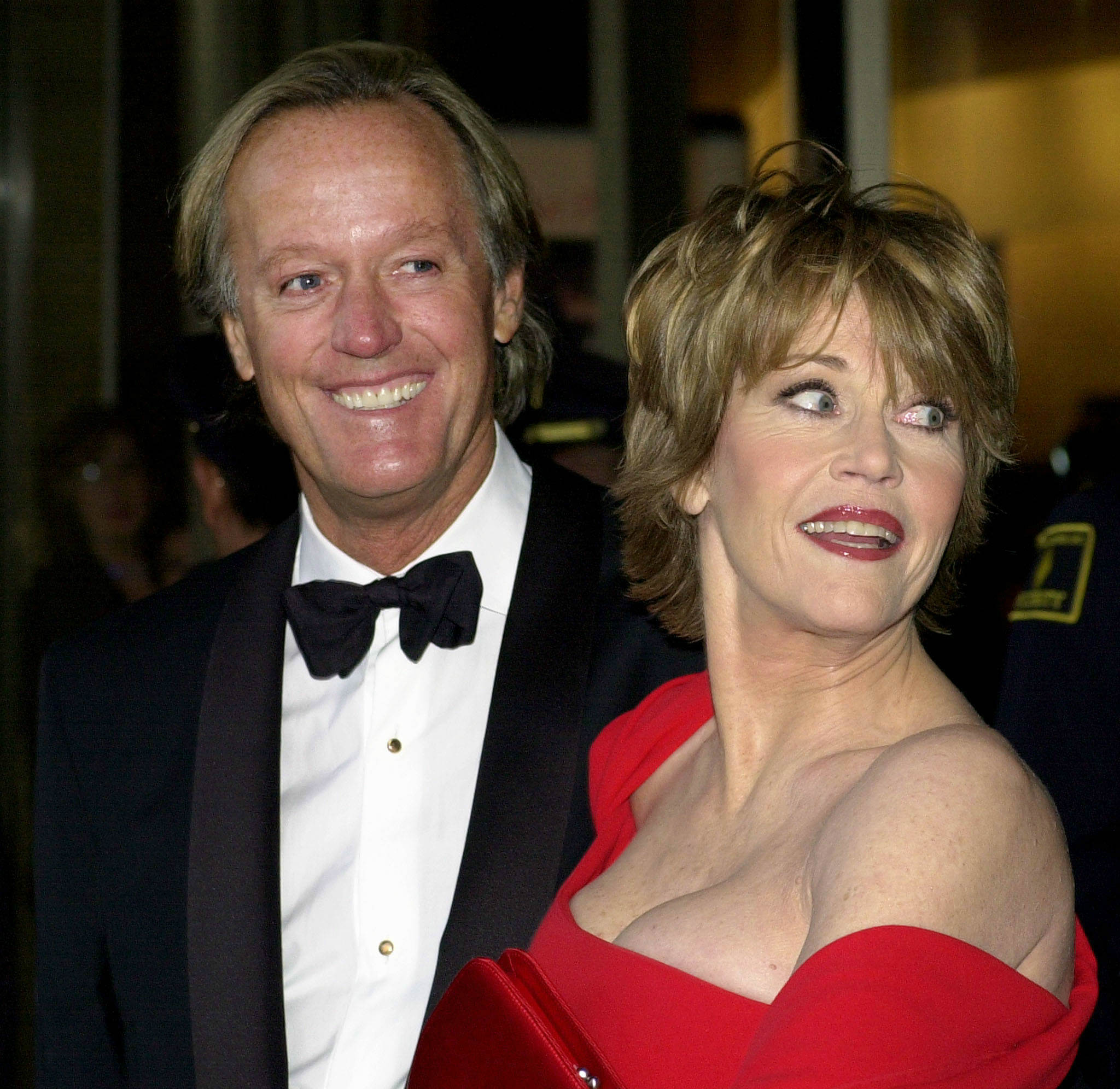 Peter Fonda con su hermana Jane Fonda (AFP).
