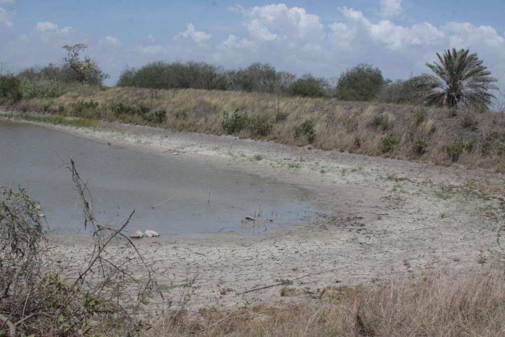 Bajo nivel en lagunas.