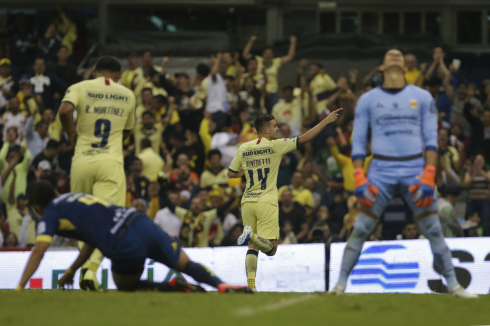 Con gol de Bendetti, América venció a Monarcas (Imago7)