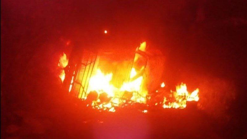 Accidente en la localidad de Rincón Tuxpanguillo, del municipio de Ixtaczoquitlán (Isabel Zamudio)