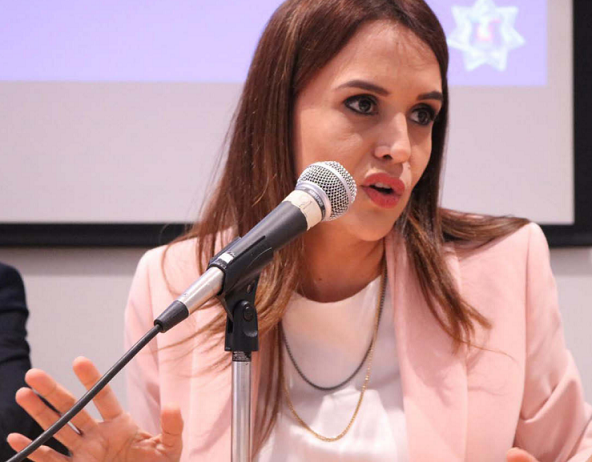 Clara Luz estuvo en Guadalajara para presentar el Sistema Escobedo. (CORTESÍA)